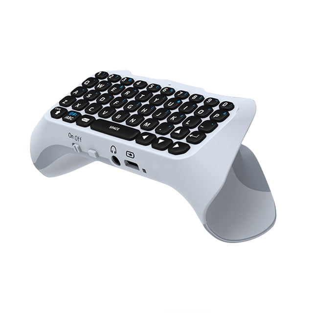 Flmtop Bluetooth-compatible Keyboard Ergonomic Design Built in Speaker Mini Controller Gamepad Wireless Keypad for PS5