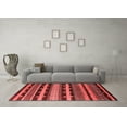 thumbnail image 3 of Ahgly Company Indoor Square Solid Red Modern Area Rugs, 5' Square, 3 of 4