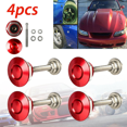 thumbnail image 5 of 8X Quick Release Push Hood Latch Button Car Pin Bonnet Lock Bumper Clip Latches Red, 5 of 5