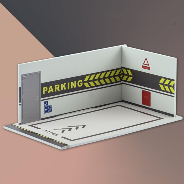 Baohd Modèle Réduit de Voiture de Parc de Stationnement pour Collection Diorama Fond Impressionnant et Réaliste 32168 1Ensemble