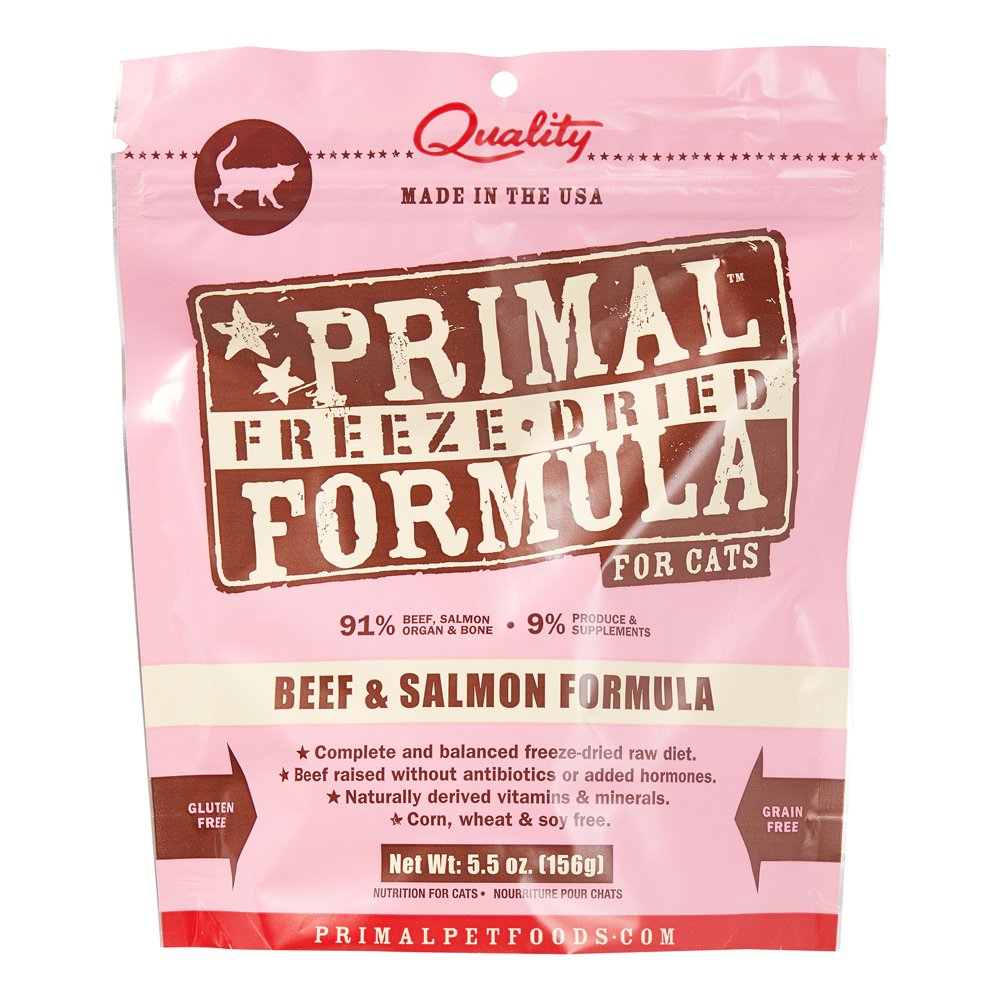 Primal Pet Foods GrainFree Beef & Salmon Formula Freeze