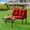 Red, variant on Gymax 2PCS Patio Loveseat & Table Set Conversation Sofa Set w/ Beige Cushions