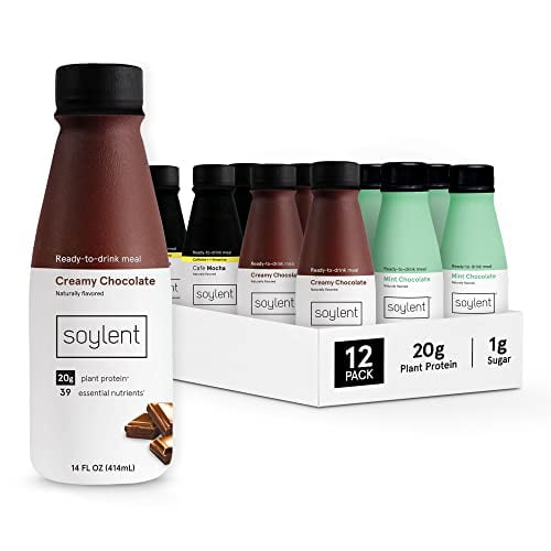 Soylent Meal Replacement Shake, Chocolate Lovers Variety Pack, Contains ...