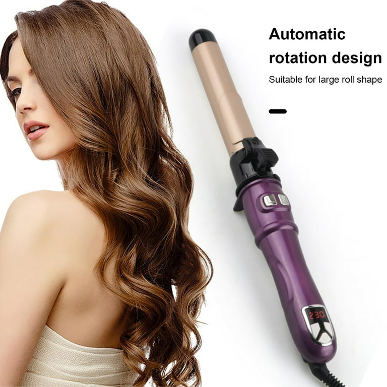 Leadrop Curling Iron Full Automatic Rotating Create Stunning Big Waves Curls Hair Curling Stick Lady Beauty Supply