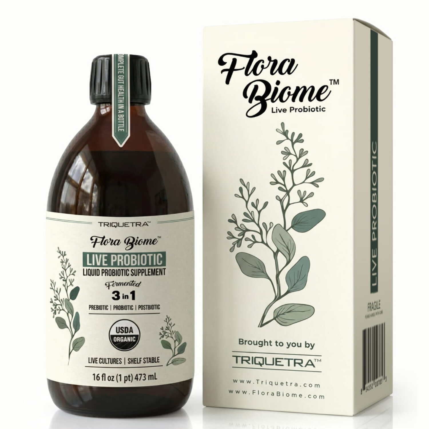 Triquetra Health Flora Biome™ Live Probiotic