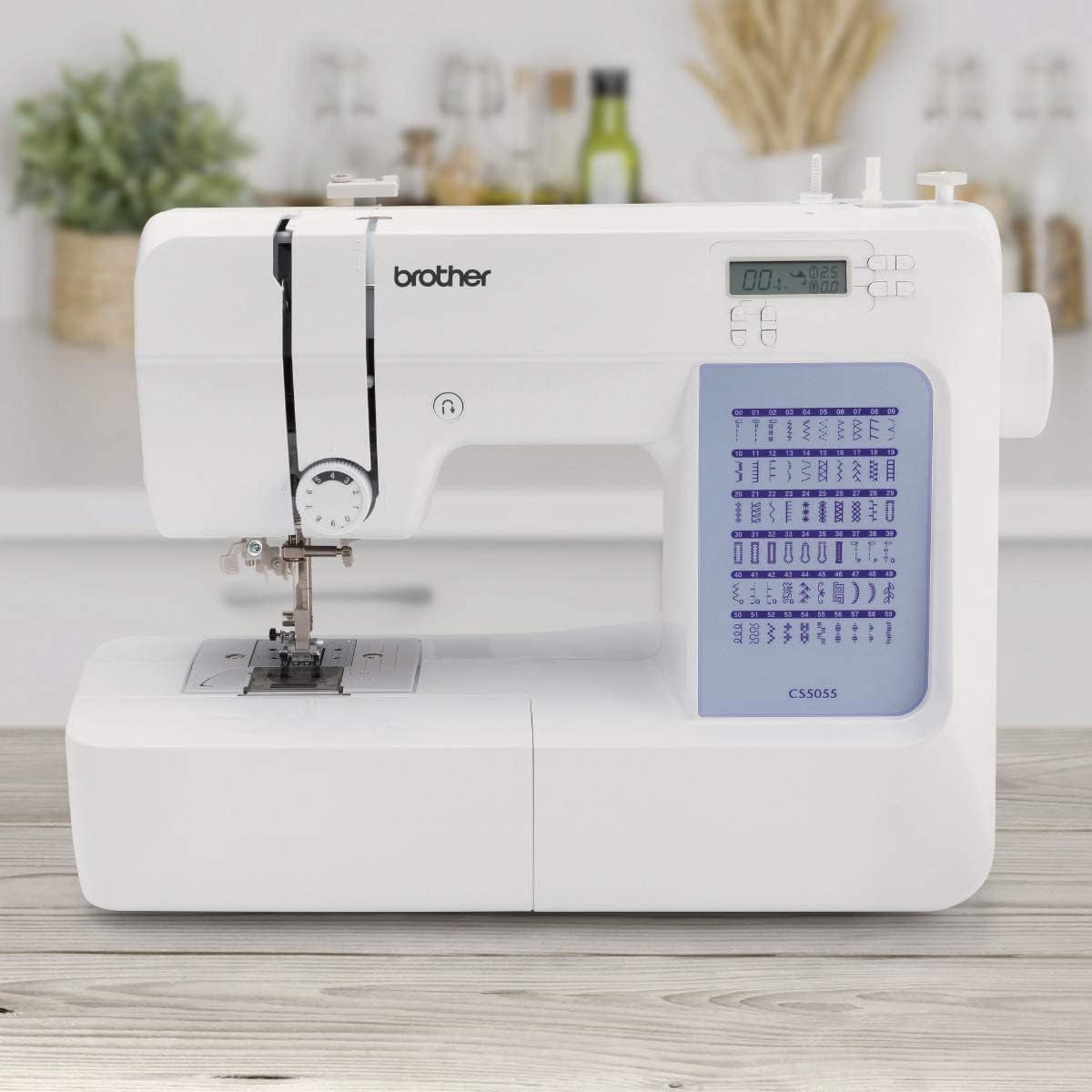 Brother CS5055 Computerized Sewing Machine With Premium Thread, Pre-Wound Bobbins and Sewing Machine Needles