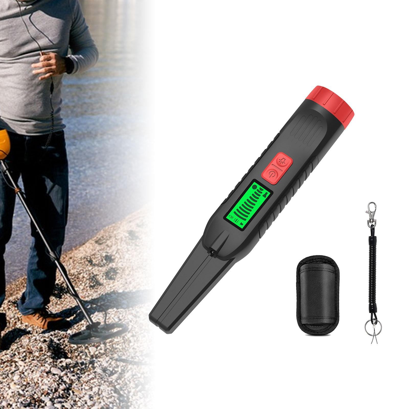 Metal Detector Pinpointer Handheld Adjustable Sensitivity IP68 Waterproof for Security Treasure Hunting