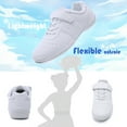 thumbnail image 6 of DADAWEN Girls White Cheerleading Shoe Athletic Training Competition Sneakers for 4.5 Big Kid, 6 of 6