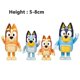 thumbnail image 4 of Conjunto de 4 figuras de acción de Moose Bluey Bingo y sus amigos, de PVC, articuladas móviles, para decoración de cumpleaños de niños., 4 of 6