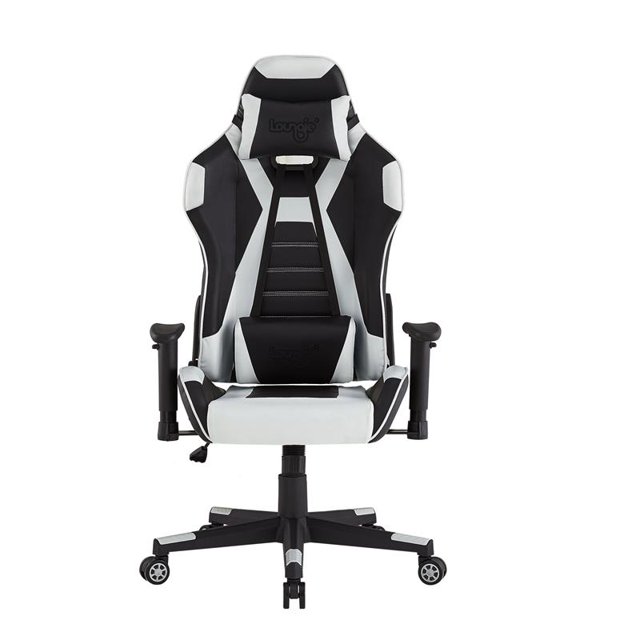 Posh Living Joi Faux Leather Game Chair Grey