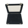 thumbnail image 3 of SmartBy Velvet Portable Jewelry Organizer Display Earring Ring Storage Tray Box Case, 3 of 6