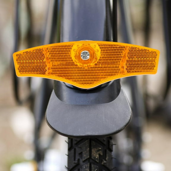 LOLIPPYY 4-Pack Wheel Reflectors Plastic Reflectors for Enhanced Night Riding Visibility