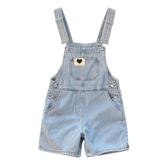 XXWXYD Kids Girl Denim Shortalls Toddler Boys Girls Kids Denim Overalls Shorts Rompe𝗋s Summer Casual Adjustable Strap Cute Short Jean Jumpsuits Summer Cute Denim Shortalls Toddler Girl