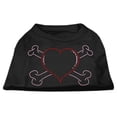 thumbnail image 6 of Pet Dog and Cat Shirt Rhinestone, "Heart  Crossbones", 6 of 10