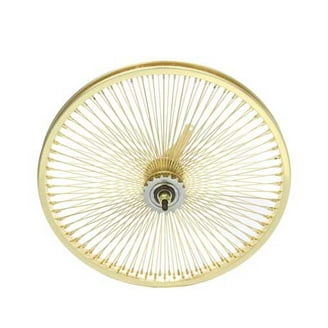 Bike Parts Lowrider Bike Lights Gold Lowrider Bicycle Lights New! One Of A  Kind 20" Gold/Chrome
