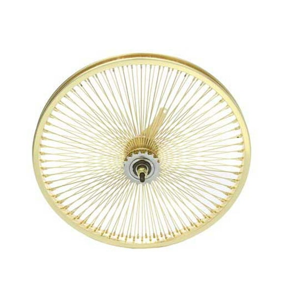 20" 144 Spoke Coaster Wheel 14G Gold. Bicycle wheel, bike wheel, Lowrider bike wheel, lowrider bicycle wheel, bmx