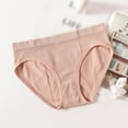 thumbnail image 5 of GEWSEY Women's Organic Cotton Low-Rise Brief All Day Comfort Natural Knickey Undies Breathable Underwear for All (Pink, M), 5 of 6