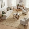 thumbnail image 3 of LR Home Natalie Quel Tan/Off-White Bordered Transitional Jute Blend Area Rug, 5' x 7'9", 3 of 10