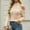 Khaki, variant on Sakmal Cold Shoulder Sweaters for Women 2025 Cable Knit Pullover Ugly Blue Tops Fashion Mock Neck Solid Sweaters for Women