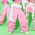 thumbnail image 5 of Pink Pants Kids Sequin Pants Dance Outfits for Girls Mardi Gras Girls Softball Pants 9-10 Years, 5 of 5