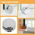 thumbnail image 4 of 8 Set Zinc Alloy Mirror Clips Round Bright Mirror Brackets Sturdy Glass Mounting Clips Easy to Install Mirror Holder Clips Mirror Wall Hangers, 4 of 9