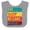 Heather and White, variant on Inktastic Rc Racing Eat Sleep Rc Cars Repeat Boys or Girls Baby Bib