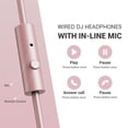 thumbnail image 4 of Auriculares OneOdio Hi-Res Studio Monitor & Mixing DJ Pink, 4 of 8