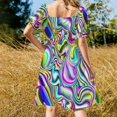 thumbnail image 4 of 2024 the 70's Dress party dresses women summer dress women, 4 of 7