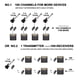 thumbnail image 4 of Sistema de guitarra inalámbrico SWIFF High-Grade recargable de 100 canales, 4 of 7