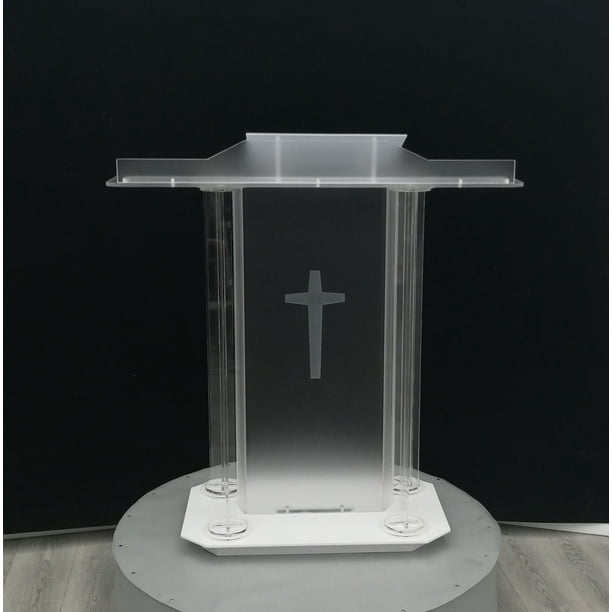 Logo personnalisé : plexiglas acrylique podium clair pupitre église chaire  1803-311-NEW -  Canada