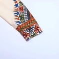 thumbnail image 7 of Men's African Dashiki Long Sleeve Ethnic Button Down Shirt Beige 4XL, 7 of 7