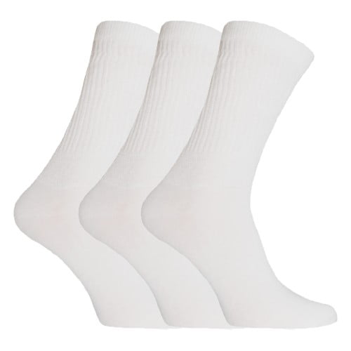 Mens Extra Wide Comfort Fit Wide Feet Diabetic Socks (3 Pairs