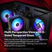iBUYPOWER Element SE Gaming PC Desktop Computer AMD Ryzen 7 8700F CPU, AMD Radeon RX 7700 XT 12GB GPU, 32GB DDR5 5200MHz RAM, 1TB NVMe SSD, Windows 11 Home, Gamer Keyboard and Mouse - ESA7R77XT02