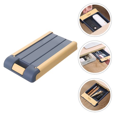 Raindrops Home Office Accessories in Blue With Drawer Design for Hidden Storage 1Pcs