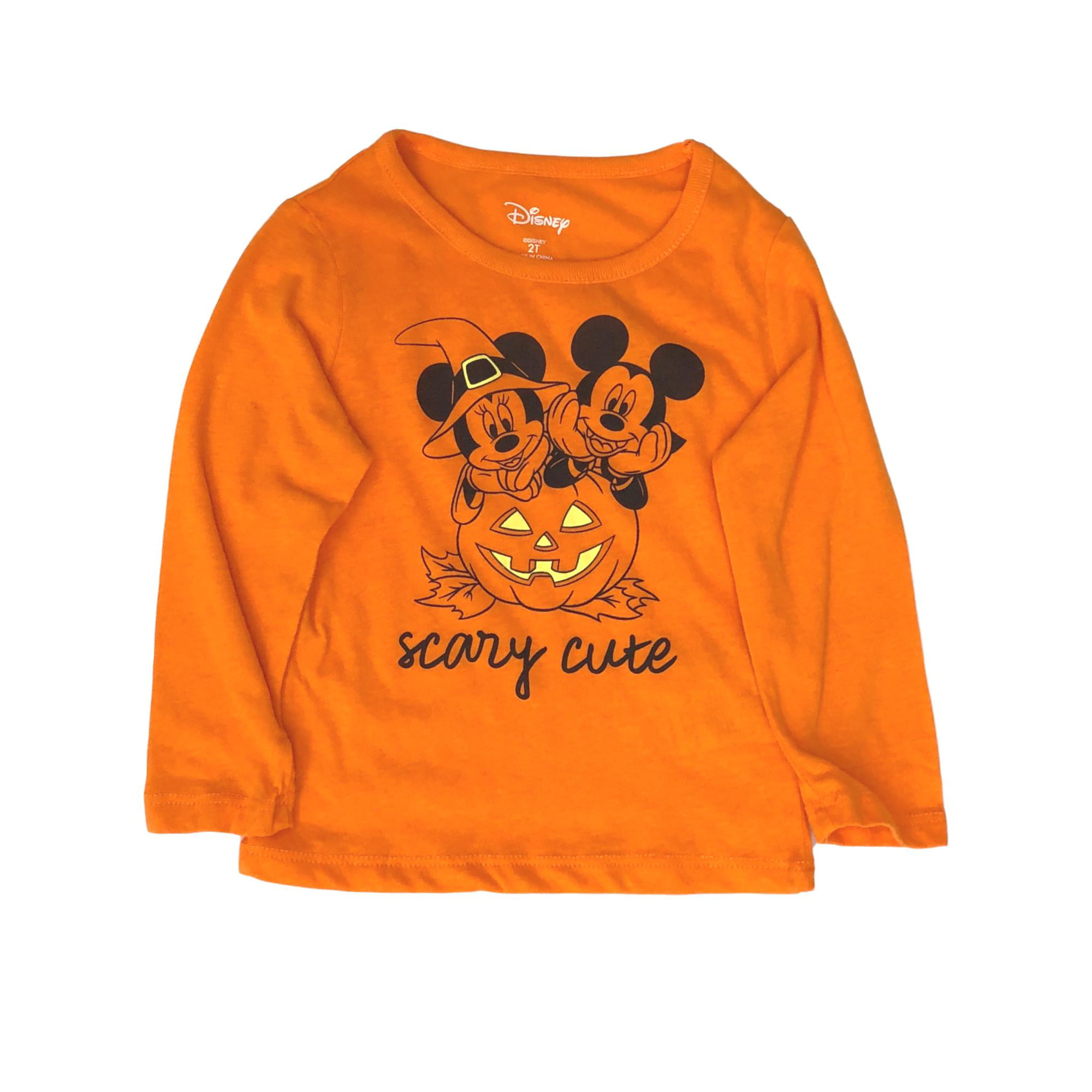 Disney Infant & Toddler Girls Minnie Scary Cute Halloween Tee Shirt 18m - Walmart.com
