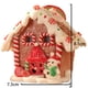 thumbnail image 2 of Casas de pueblo con escena navideña,Edificios navideños iluminados con LED,Casa pequeña que brilla intensamente de Navidad, 2 of 5