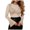 Khaki, variant on GEWSEY Women Mesh Tops Rhinestone Tops Long Bell Sleeve Blouses Glitter Shirts Sexy Clubwear Outfits S-XXL (Green, XL)
