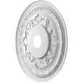 thumbnail image 4 of Ekena Millwork 22"OD x 3 1/2"ID x 1"P Baltimore Thermoformed PVC Ceiling Medallion (Fits Canopies up to 7 3/4"), Metallic Antique Brass, 4 of 10