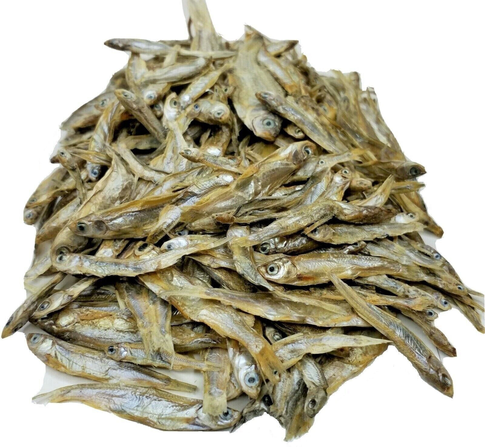 Fresh Water Fish, 1" to 3" Floating Freeze Dried Fish for Large Tropical Fish, Pacus, Arowanas, Piranhas, Koi Fish, Cats, Hamsters, Rodents, Sugar Gliders, Aquatic Turtles, Reptiles....9oz Bag