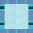 thumbnail image 1 of Ahgly Company Machine Washable Indoor Square Transitional Blue Area Rugs, 8' Square, 1 of 7