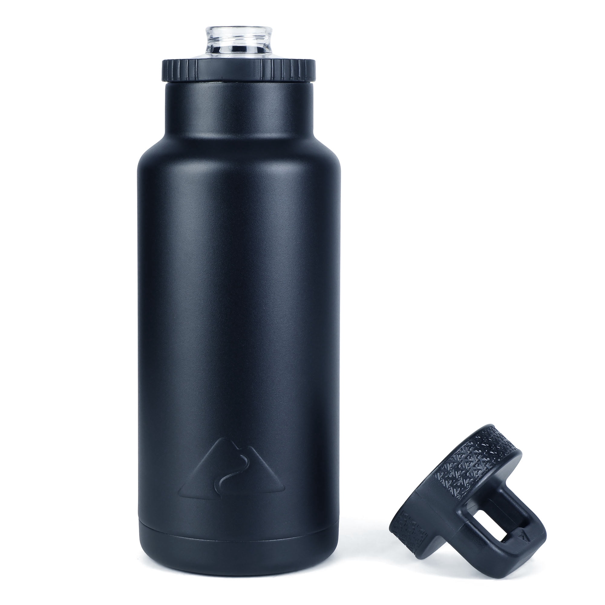 Ozark Trail 36oz Stainless Steel Water Bottle, Gift Box Included, Black