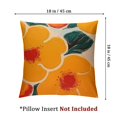 thumbnail image 4 of Floral Pillow CasesOrange Pillow Covers Decorative Flower Print Pillowcases White Red Pillow Protectors Envelope Closure Botanical Patterned Pillow Encasement, 4 of 7