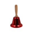 thumbnail image 1 of Campana de mano navideña con mango de madera, cascabeles de Papá Noel para bodas, Servicio Escolar, restaurante de juegos, 1 of 4