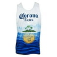 thumbnail image 1 of Corona Extra 45135-Large Extra Mens Ocean Beach Scene Tank Top - Large, 1 of 1