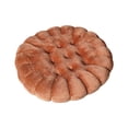 thumbnail image 1 of Cojín con forma de galleta, cojín de meditación, almohada cómoda para el suelo, cojín para tatami. Redondo marrón, 1 of 8