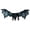 Black, variant on Halloween Dragon Wings Costume Realistic Non-Woven Fabric Wings for Cosplay, Halloween, Theme Parties