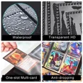 thumbnail image 4 of Collector card binder, card holder, excellent card protection - 4 pockets - 30 sheets of paper for 240 cards（OOQ1), 4 of 6
