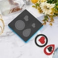 thumbnail image 5 of Leather Earrings Cutting Die Women Dangle Earring Wood Die Cutter Hearts Round Waterdrop 4 Shapes Die Cuts Machine Faux Leather Dies for Women Girls Jewelry Gifts DIY Decoration, 5 of 9