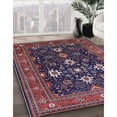thumbnail image 3 of Ahgly Company Machine Washable Indoor Square Industrial Modern Rose Dust Purple Area Rugs, 8' Square, 3 of 7