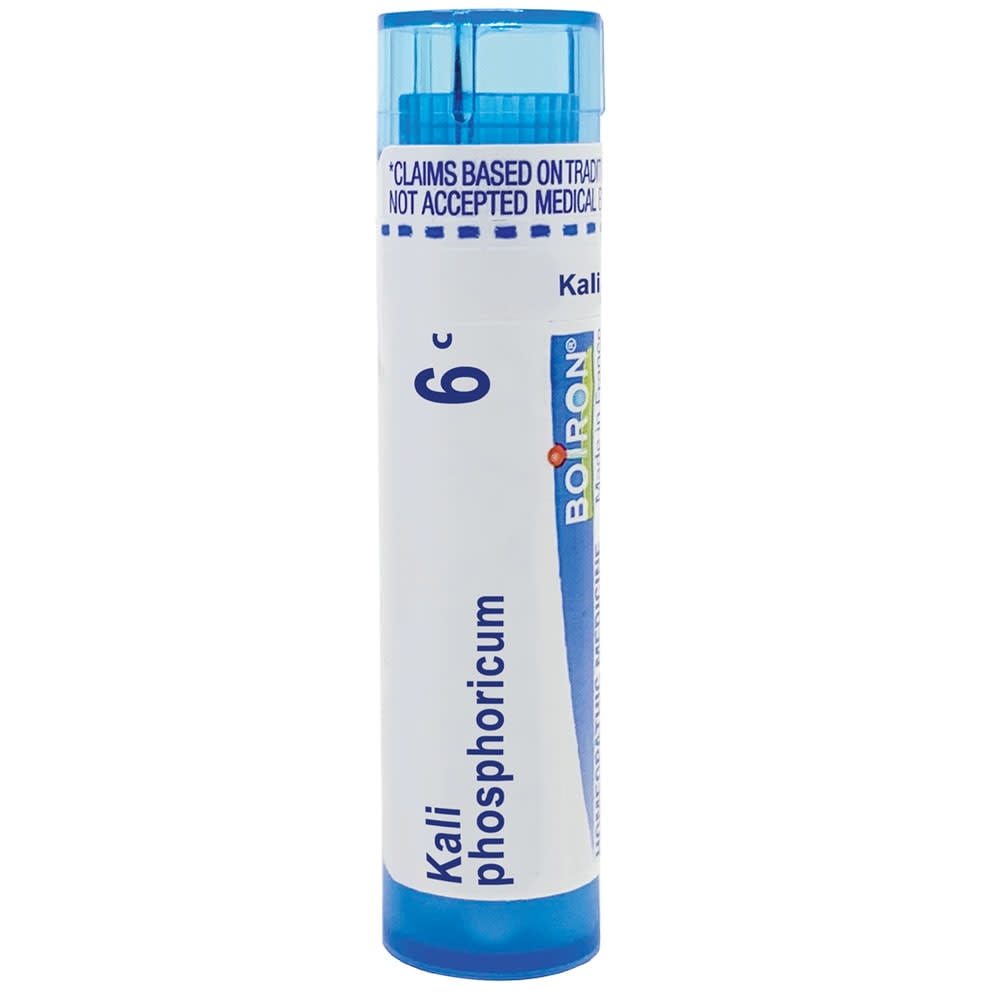 Boiron Kali Phosphoricum 6C, Homeopathic Medicine for Tension Headaches Associated With Intellectual Fatigue, 80 Pellets